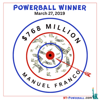 Manuel Franco - Powerball Winner - $768 Million